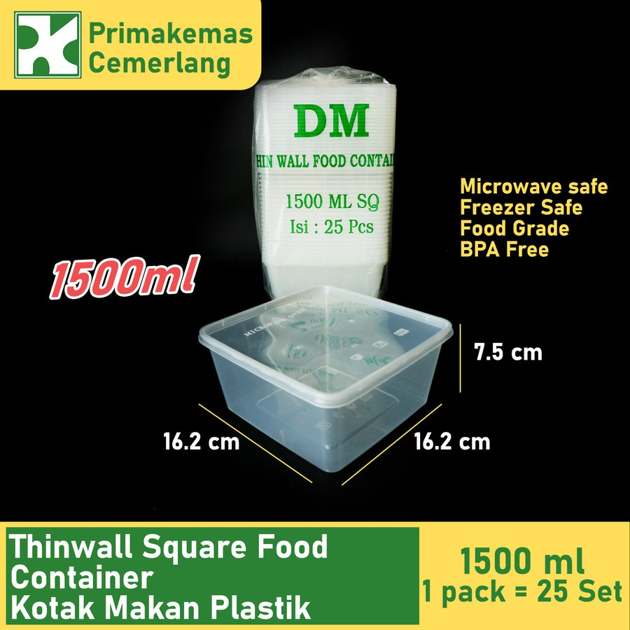Thinwall - Food Container 1500 ML 